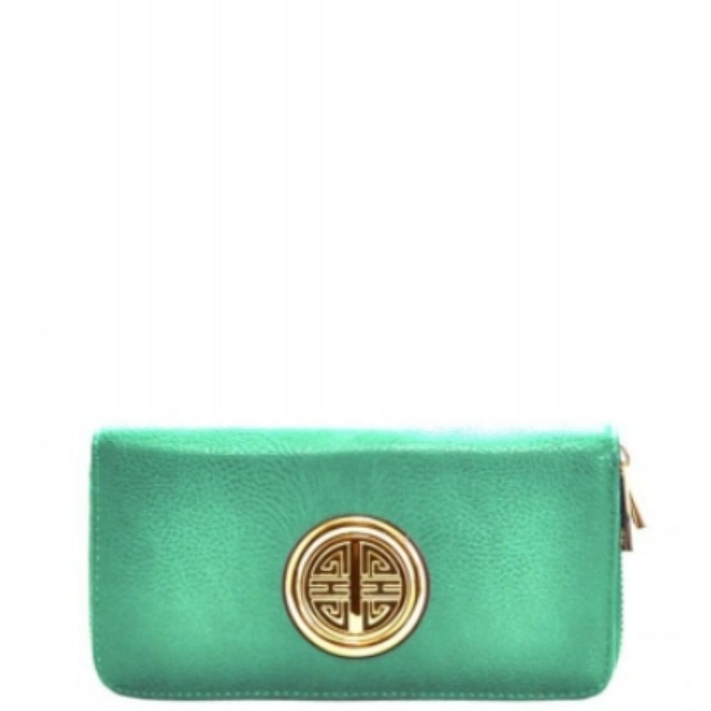 NEW - Turquoise Leather Wallet